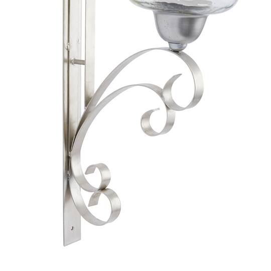 24" Silver Traditional Wall Sconce